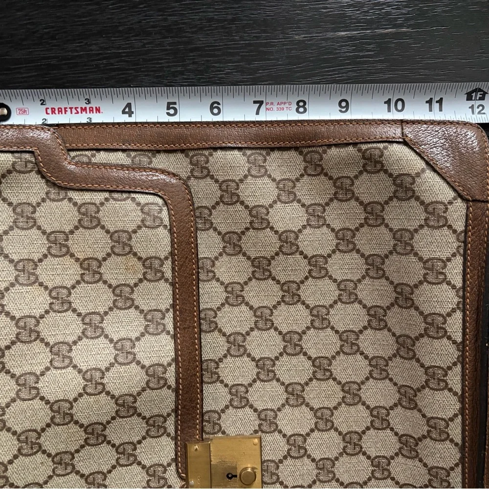 Gucci Brown Patterned Men's Briefcase